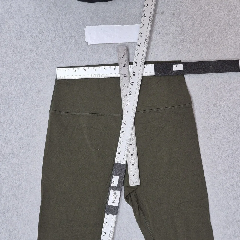 Lululemon Women Activewear Pants 8 Olive Green Align Crop 18